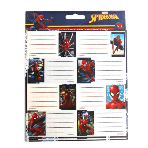 Picture of SPIDERMAN NAME LABELS PACK OF 16